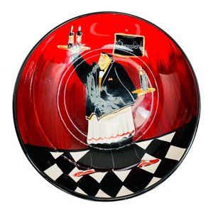 Certified international Bon Appetite Large 13" Ceramic Sommelier Serving Bowl